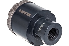 Коронка алмазная по керамике и керамограниту Super Hard (45 мм; M14) Hilberg HH645