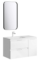 Мебель для ванной Aqwella Accent 90 см левая, белый