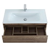 Тумба с раковиной BelBagno Kraft 80 см 1 ящик, полка Rovere Tabacco