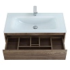 Тумба с раковиной BelBagno Kraft 80 см 1 ящик, полка Rovere Tabacco