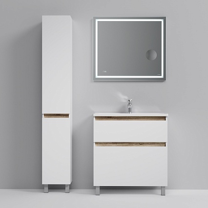 Мебель для ванной Am.Pm X-Joy 80 см напольная, белый глянец