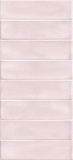 Плитка Cersanit Pudra кирпич рельеф розовый 20x44 см, PDG074D