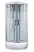 Душевая кабина Timo Standart T-6680SF Silver Fabric 80x80, без г/м, матовые стекла, хром
