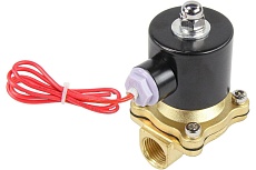 Электромагнитный клапан DN.ru двухходовой VS2W-100V-NC Ду50 Ру10 латунь, VITON 220B AC D130-01564