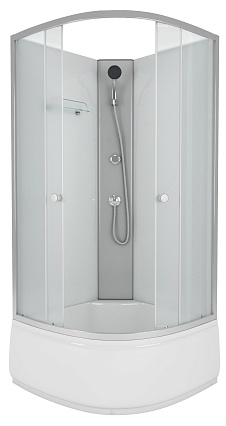 Душевая кабина Niagara Eco E90/40/MT/BK 90x90 стекло матовое, без крыши и г/м