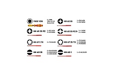 Набор с динамометрической отверткой WERA Kraftform Kompakt VDE 15 extra slim 1, 1,2-3 Нм, 15 предметов WE-059291