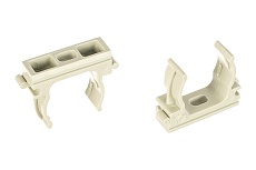 Держатель-клипса для труб Экопласт CF25G D25 мм, 10 шт 41725-10