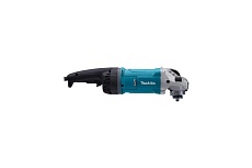 Угловая шлифовальная машина Makita 230 мм, 2800 Вт, 6600 об., AFT, поворот. рукоятка, плавн. пуск, антивибр., поддержка об., расцепляющая муфта, тормоз дв., 6.3 кг GA9070X1