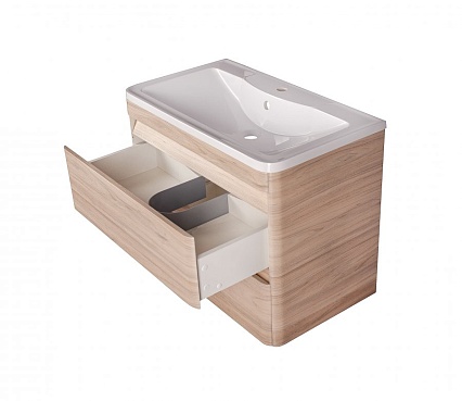 Тумба с раковиной Style Line Атлантика 60 см подвесная