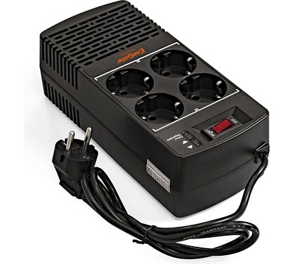 Стабилизатор Exegate Power AD5000-1000 1000VA 500W диапазон 150-280В 4 евророзетки 285939