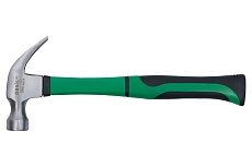 Молоток-гвоздодер Oasis Eco 228 с обрезиненной фибергласовой рукояткой, 450 г 103010704002