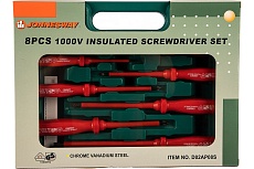 Набор диэлектрических отверток SL 0,4х2,5х85-1,2х6,5х150 и PH Jonnesway D02AP08S