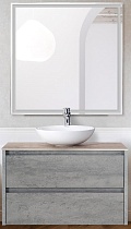 Тумба со столешницей BelBagno Kraft 90 см Cemento Grigio