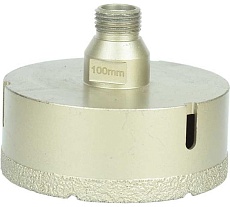 Коронка алмазная, вакуумное спекание (100х40 мм; 1/2&quot;; М14) TECH-NICK TUK 136.600.7031
