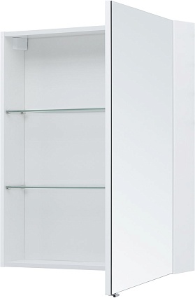 Зеркальный шкаф Aquanet Алвита New 70 см белый матовый 00303893