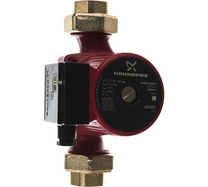 Циркуляционный насос Grundfos UPS 32-80, 180мм, 95906443
