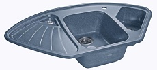 Кухонная мойка GranFest Corner GF-C1040E 104 см графит