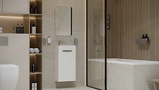 Мебель для ванной Velvex Estea 40 см белый матовый