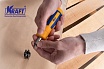Реверсивная отвертка с битами 12 предметов Kraft KT 700406