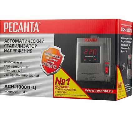 Стабилизатор напряжения Ресанта АСН 1000/1-Ц 63/6/2