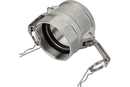 Камлок соединение типа DР (2.5"; заглушка для розетки; алюминий) TITAN LOCK TL250DPAL