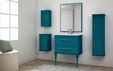 Мебель для ванной Cezares Tiffany 75 см Blu Petrolio