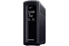 Источник бесперебойного питания Cyberpower Line-Interactive 1200VA/720W USB/RS-232/RJ11/45 4 + 1 EURO VP1200ELCD