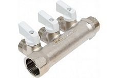 Коллектор Rvc 3/4 гш-1/2 ш, с кранами 3 выхода (под ЕК 16x1/2 ) 01410