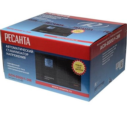 Стабилизатор напряжения Ресанта АСН 8000/1-ЭМ 63/1/7
