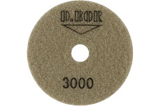 Алмазный гибкий шлифовальный круг STONE-DRY 100 мм, №3000 D.BOR D-S-D-100-3000