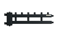 Коллектор Warme с гидрострелкой рядный на 4 контура WKD.R.85.3+1