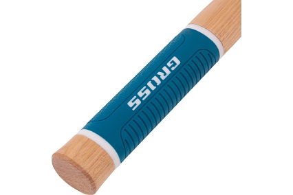 Молоток-гвоздодер Gross 560 г, угол 75, магнит, обрезиненная рукоятка american hickory 10419
