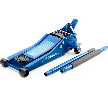 Подкатной домкрат Rossvik V3 LOW PROFILE с педалью, г/п 3 т, 75-505 мм PEDAL TH32505B