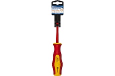 Диэлектрическая отвертка КОБАЛЬТ Ultra Grip FL/PZ-1x80 мм, CR-V, двухкомпонентная рукоятка 799-727