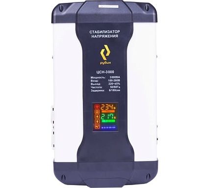 Однофазный стабилизатор напряжения Рубин ЦСН 3 000 (3000ва) РЭ-ЦСН 3000