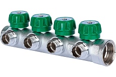Регулирующий коллектор STOUT 3/4, 4 отвода 1/2 SMB-6850-341204 RG008UJDJ4DB26