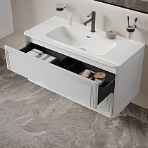 Тумба с раковиной Iddis Oxford Neo 100 см белый матовый OXN10W0i95K