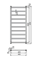 Полотенцесушитель водяной Zehnder Stalox STXI-100-045