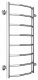 Полотенцесушитель водяной Terminus Виктория П8 400x800 БП600, 4670078530103