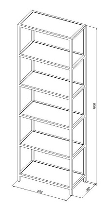 Стеллаж Allen Brau Liberty 60 см