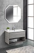 Тумба с раковиной BelBagno Kraft 80 см 1 ящик, полка Cemento Grigio