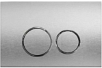 Кнопка смыва CeramaLux DC-011 серебро