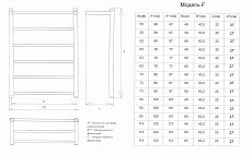 Полотенцесушитель водяной Двин Fj 1&quot;-1/2&quot; 53x60 хром