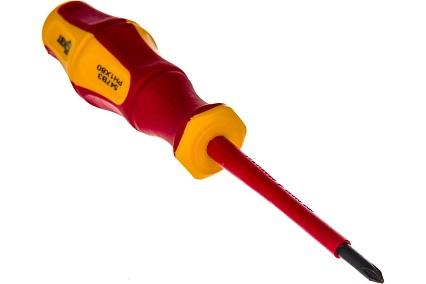 Диэлектрическая отвертка PH1x80 КВТ Профи 78611