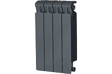 Биметаллический радиатор Rifar 01 Monolit 500-4, титан RM50043/47012