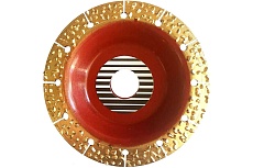 Диск победитовый обдирочный 125x22.2 мм, лепестковый, №1 зерно 4 мм Диск Альфа 770-113