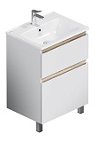 Тумба с раковиной Am.Pm X-Joy 60 см напольная, белый глянец