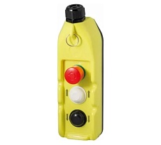 Пульт управления Giovenzana для односкор. 1-3-х фазн. моторов, (2 кн. + 1 аварийная кн. 1NO+1NC) 3NO+1NC DC30