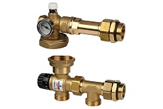 Насосно-смесительный узел с термостатическим клапаном (20-43°C, без насоса) STOUT SDG-0020-004000