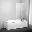 Шторка для ванны Ravak 10° 10CVS2 150x99 полированный алюминий, L/R